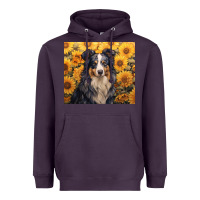Plum australian shepherd Heavyweight Hoodie - Unal Design