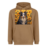 Toasted Coconut australian shepherd Heavyweight Hoodie - Unal Design
