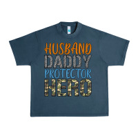 Midnight Navy husband daddy protector hero Urban Heavy Tee - Artiststas