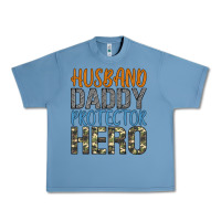 Pebble Blue husband daddy protector hero Urban Heavy Tee - Artiststas