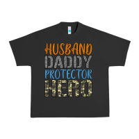 Pigment Black husband daddy protector hero Urban Heavy Tee - Artiststas