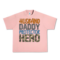 Salmon husband daddy protector hero Urban Heavy Tee - Artiststas