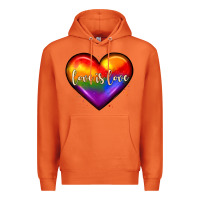 Carrot love is love heart Premium Hoodie - JahusDesignShop