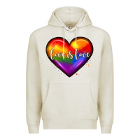 Love Is Love Heart Premium Hoodie | Teevron