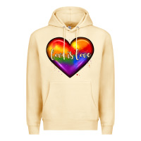 Pina Colada love is love heart Premium Hoodie - JahusDesignShop
