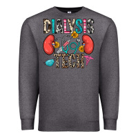 Charcoal Heather dialysis tech Premium Sweatshirt - Zillion Design Studio