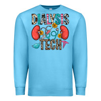 Ocean Blue dialysis tech Premium Sweatshirt - Zillion Design Studio