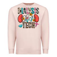 Pale Pink dialysis tech Premium Sweatshirt - Zillion Design Studio
