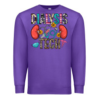 Purple dialysis tech Premium Sweatshirt - Zillion Design Studio