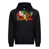Black nurse with Christmas Urban Hoodie - AdoDesignShop