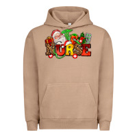 Pigment Burro nurse with Christmas Urban Hoodie - AdoDesignShop