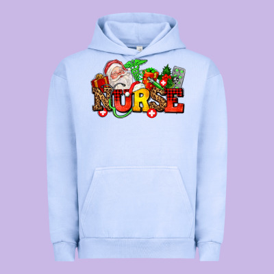Nurse With Christmas Urban Hoodie Designed By Adodesignshop