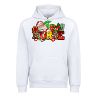 White nurse with Christmas Urban Hoodie - AdoDesignShop
