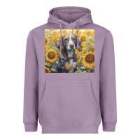Lavender beagle Heavyweight Hoodie - Unal Design