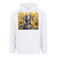 White beagle Heavyweight Hoodie - Unal Design