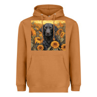 Meerkat black lab Heavyweight Hoodie - Unal Design