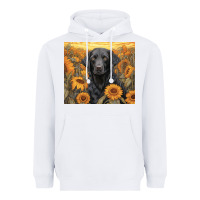 White black lab Heavyweight Hoodie - Unal Design
