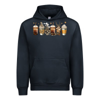 Navy skeleton coffee cups Urban Hoodie - Jasminsmagicworld