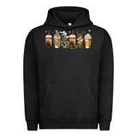 Skeleton Coffee Cups Urban Hoodie | Teevron