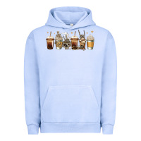 Pigment Grape Ice skeleton coffee cups Urban Hoodie - Jasminsmagicworld