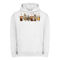 Pigment Lunar Rock skeleton coffee cups Urban Hoodie - Jasminsmagicworld