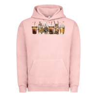 Pigment Salmon skeleton coffee cups Urban Hoodie - Jasminsmagicworld