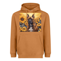 Meerkat boxer dog Heavyweight Hoodie - Unal Design