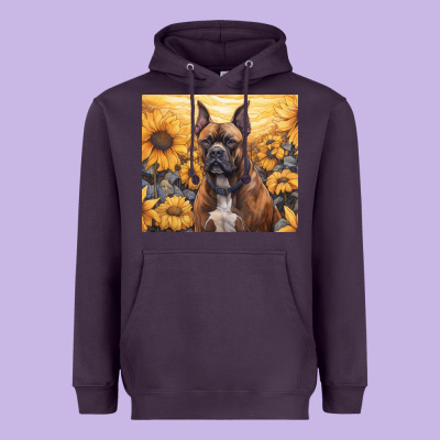 Heavyweight Hoodie boxer dog