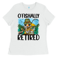 White o' fishally retired Ladies Tee - BarkalooDesign