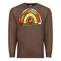 Chestnut teacher life with rainbow Premium Sweatshirt - texasbilliewilder