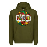 Army Green Christmas Believe Premium Hoodie - Artiststas