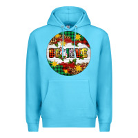 Ocean Blue Christmas Believe Premium Hoodie - Artiststas