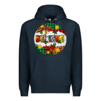 Navy Christmas Believe Premium Hoodie - Artiststas