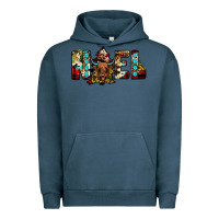 Pigment Midnight Navy noel Urban Hoodie - JahusDesignShop