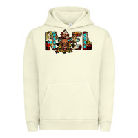 Pigment Pistachio noel Urban Hoodie - JahusDesignShop