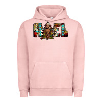 Pigment Salmon noel Urban Hoodie - JahusDesignShop