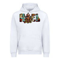 White noel Urban Hoodie - JahusDesignShop