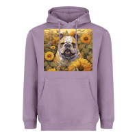 Lavender bulldog Heavyweight Hoodie - Unal Design