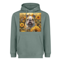 Sage bulldog Heavyweight Hoodie - Unal Design