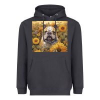 Smoke bulldog Heavyweight Hoodie - Unal Design