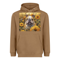 Toasted Coconut bulldog Heavyweight Hoodie - Unal Design