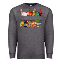 Charcoal Heather teacher name frame custom Premium Sweatshirt - texasbilliewilder