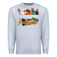 Heather Grey teacher name frame custom Premium Sweatshirt - texasbilliewilder