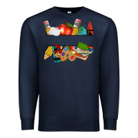 Navy teacher name frame custom Premium Sweatshirt - texasbilliewilder