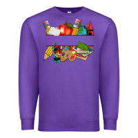 Purple teacher name frame custom Premium Sweatshirt - texasbilliewilder