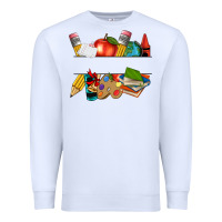 White teacher name frame custom Premium Sweatshirt - texasbilliewilder