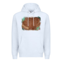 White Wood Glitter Leopard Pattern Frame Premium Hoodie - Bettercallsaul