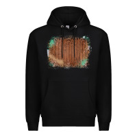 Black Wood Glitter Leopard Pattern Frame Premium Hoodie - Bettercallsaul
