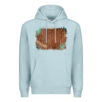 Blue Mist Wood Glitter Leopard Pattern Frame Premium Hoodie - Bettercallsaul