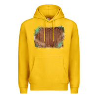 Lemon Wood Glitter Leopard Pattern Frame Premium Hoodie - Bettercallsaul